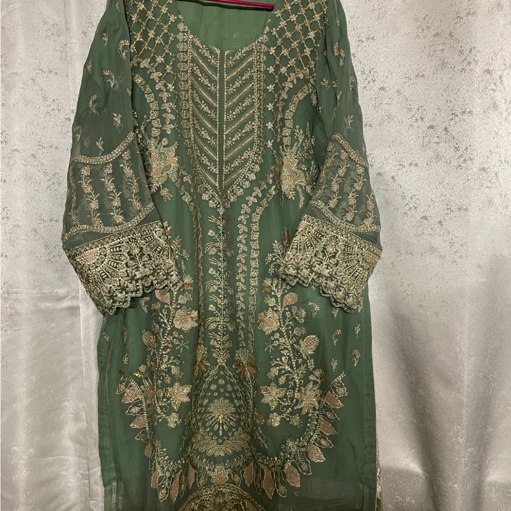 Plus size 3 PCs Pakistani dress